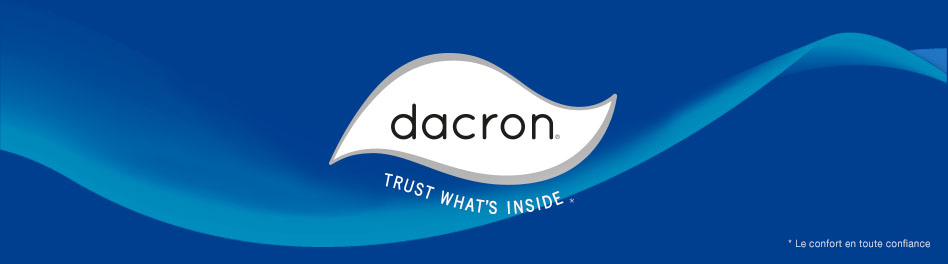 Dacron, fibre de garnissage pour couettes et oreillers 