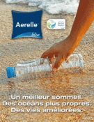 Aerelle Blue fibres de garnissage couette et oreillers respectueux de l'environnement 